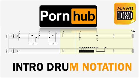 pornhub music|The PornHub Intro (sheet music for drums)